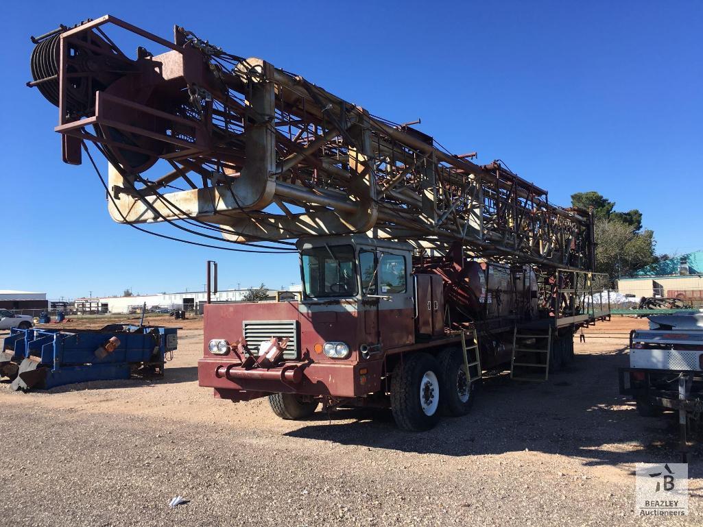 FRANKS 1287-160 DTD-HT D/D Back-In Well Service Rig