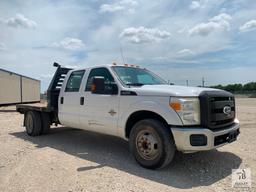 2011 Ford F350 Crew Cab Flatbed Truck