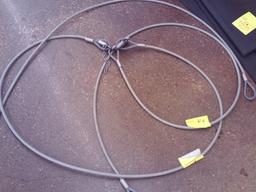 3 - tie down cables