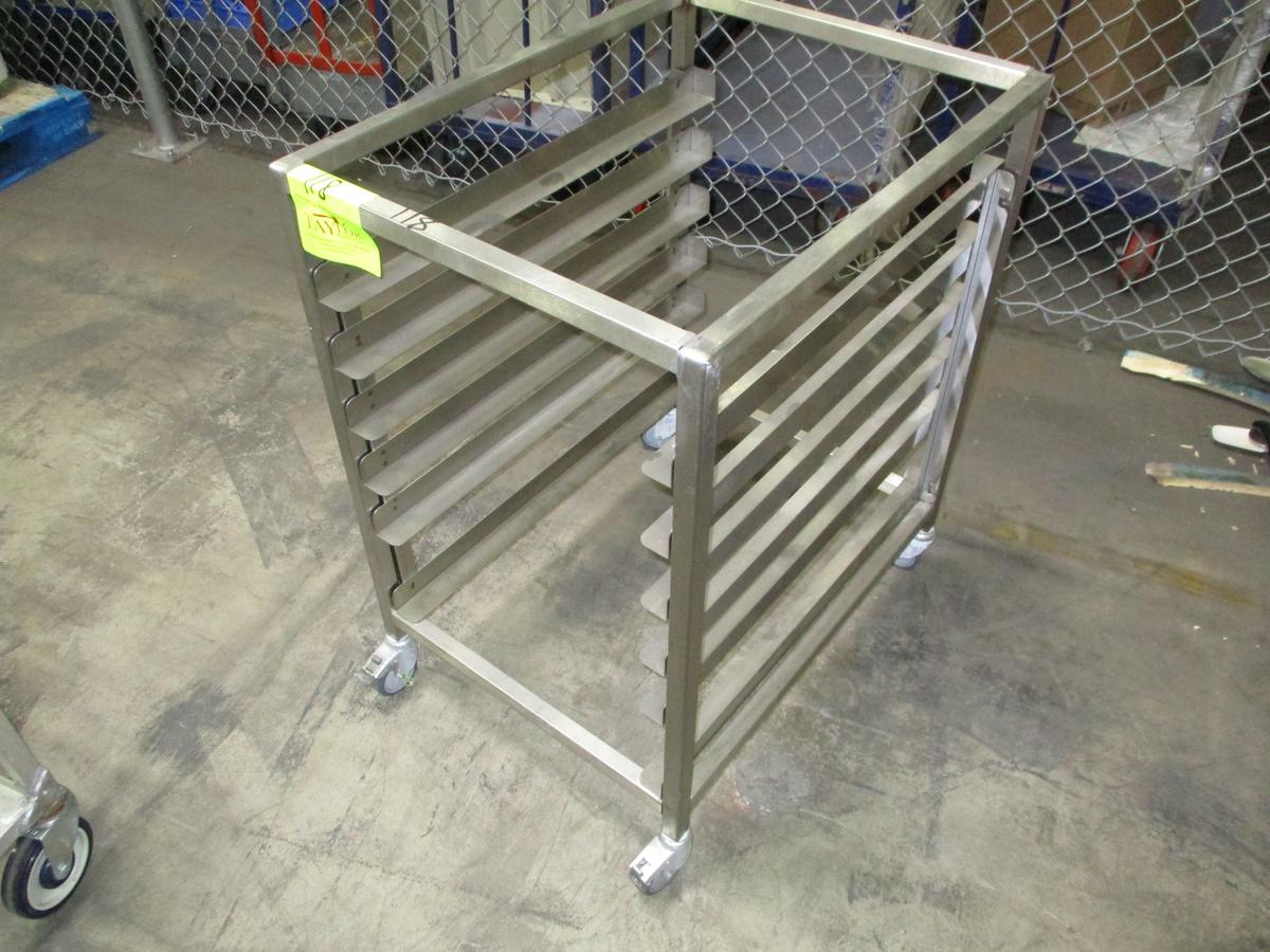 BKI Model: LTS Stainless Steel Tray Cart