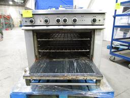 Electric Stove With Oven And Griddle