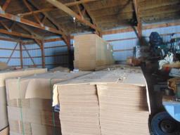 13 Pallets Of Cardboard Boxes