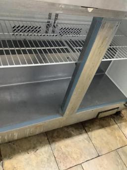 2 Door Cooler With 2 Shelves On Top 48x30