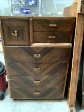 Vintage Bedroom Set with Full Size Head Board & Footboard  & 2 Nightsands