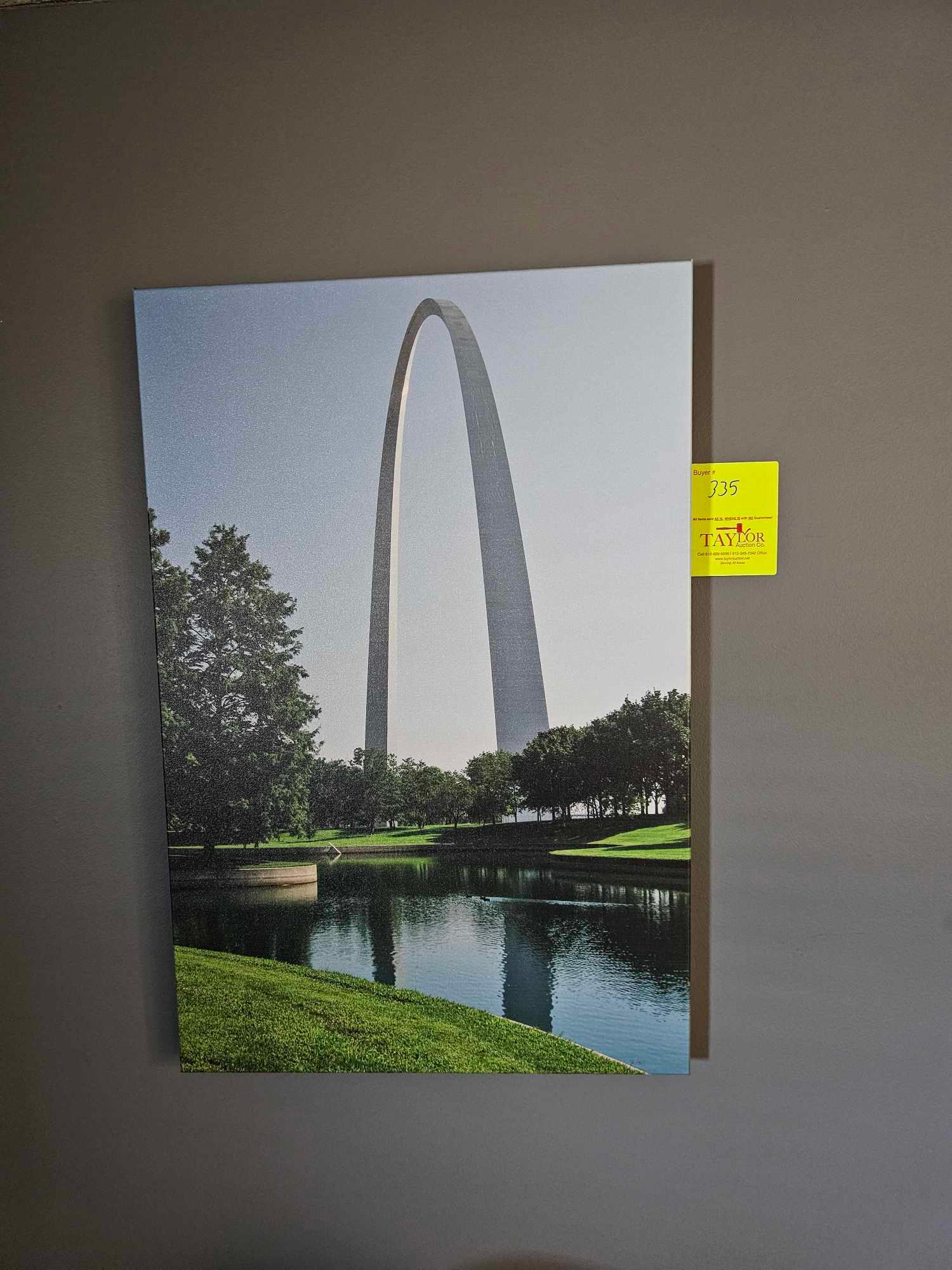 Canvas Print St Louis Arch