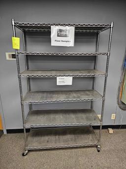 Stainless Steel 6 Tier Rack On Casters