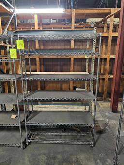 Stainless Steel 6 Tier Rack On Casters