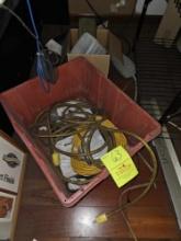 Tote Of Heavy Duty Extenstion Cords
