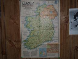 1981 National Geography Map or Ireland/Nothern Ireland