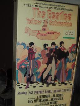The Beatles "Yellow Submarine" VHS box