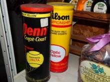 Pen/Wilson tennis ball canisters