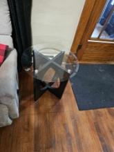 Glass End Table