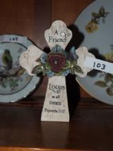 Proverbs 17:17 Cross décor