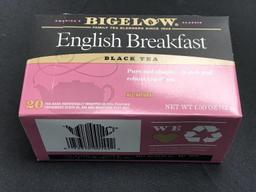 Lot of 6 boxes of  English Breakfast Black Tea