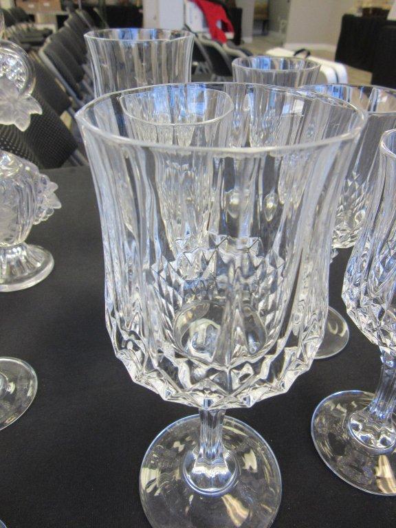 14-Piece Set of Crystal Fine Dining Glasses