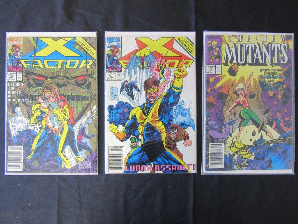 Lot of 3 Vintage Marvel Comics 1989-1991