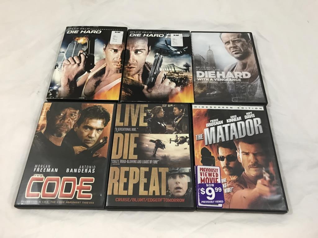 Lot of 13 Various Titles DVDS West Wing, Die Hard