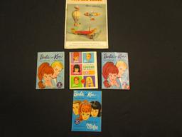 5 Pc Lot Barbie & Ken Mini Fashion Magazine & Book