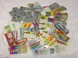 Lot of 300+ Losing Scratch off Lottery Tickets