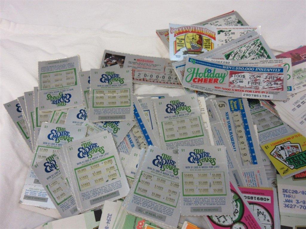 Lot of 300+ Losing Scratch off Lottery Tickets