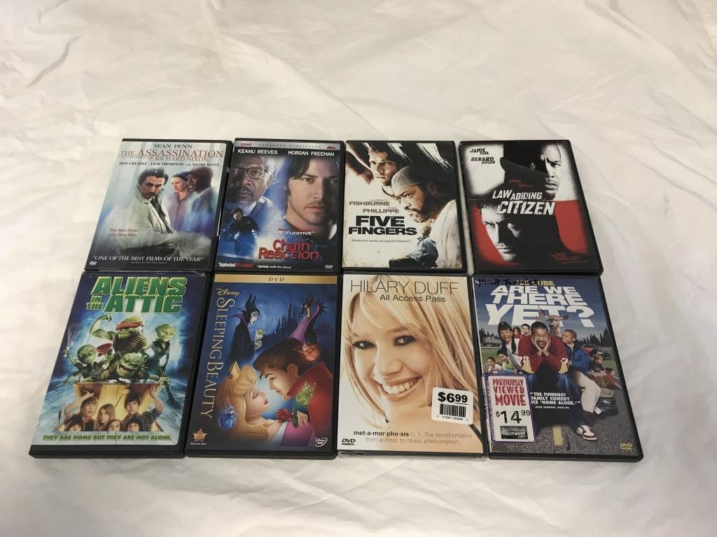 Lot of 24 various genre and Titles DVD Movies