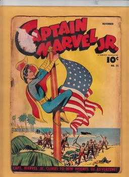 1944 FAWCETT CAPTAIN MARVEL JR. #25 COMIC BOOK