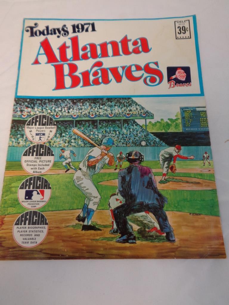 Vintage Today's 1971 Atlanta Braves Stamp Book