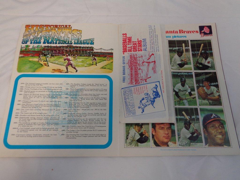 Vintage Today's 1971 Atlanta Braves Stamp Book