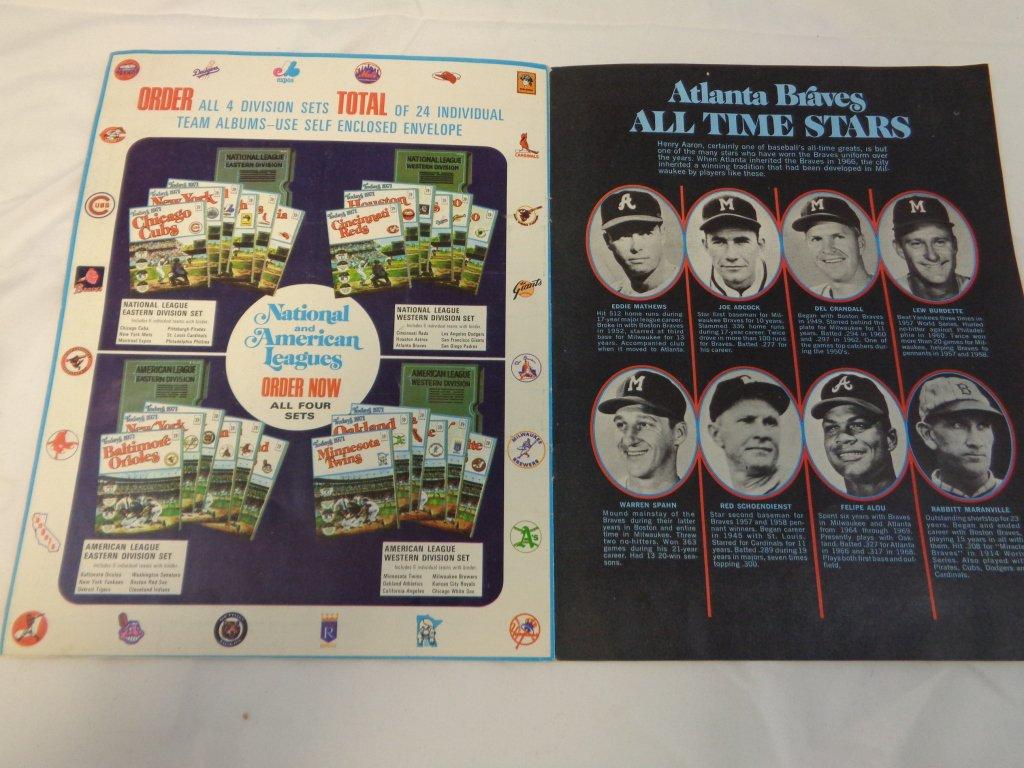 Vintage Today's 1971 Atlanta Braves Stamp Book