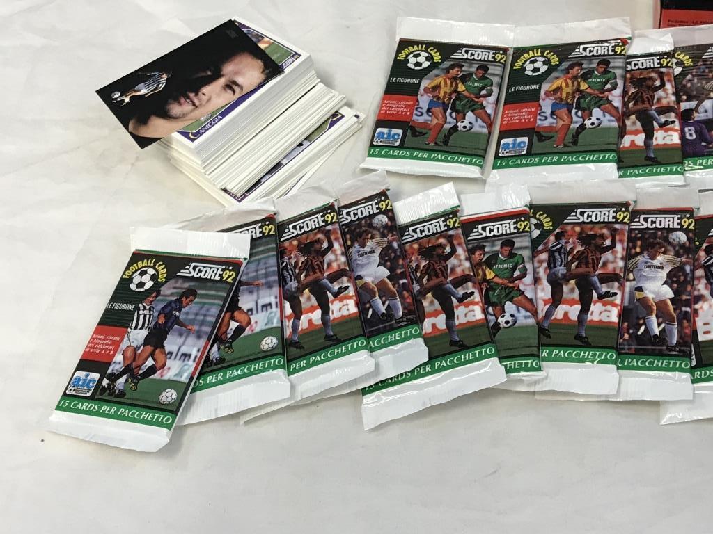 1992 Score Soccer Cards with 18 Unopen Packs