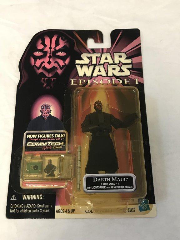 Lot of 3 Star Wars Episode I Figures NEW 1998