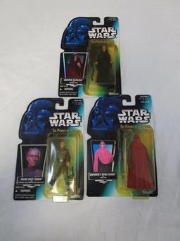 Lot of 3 Late 90's Star Wars Toy Grand Moff Tarkin
