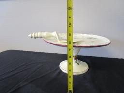 Porcelain Cake Stand with Matching Cake Server