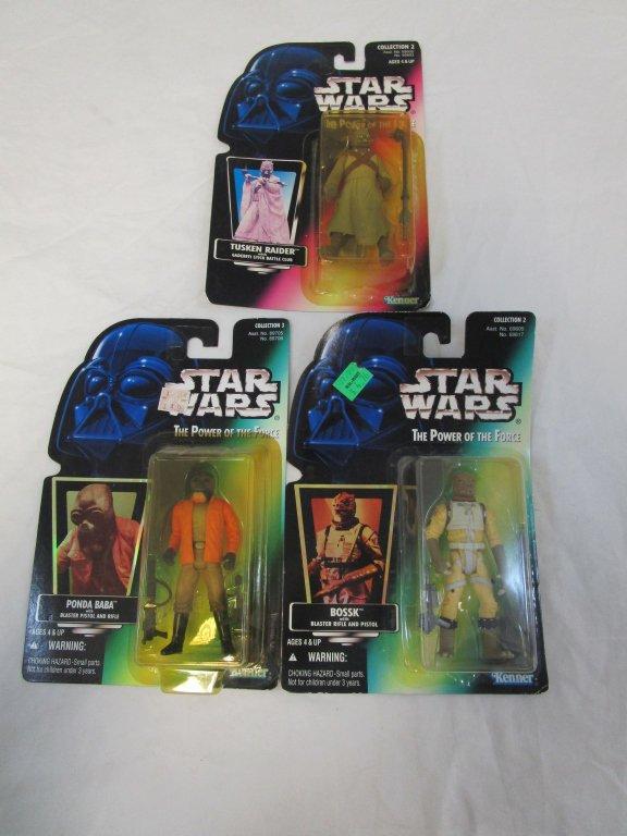 3, Late 90's Star Wars Action Figures Bossk