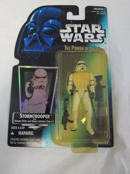 3 Late 90's Star Wars Storm Trooper Action Figures