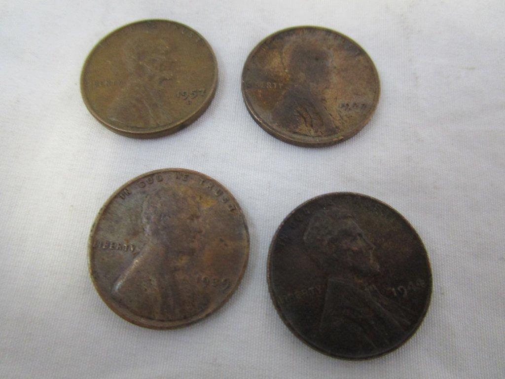 Lot of 4, Wheat Cents