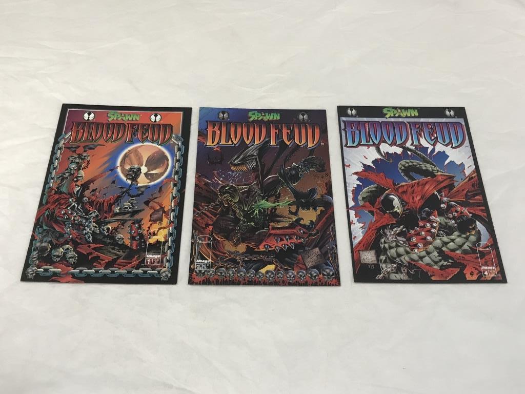 Lot of 3 Spawn Blood Feud  Image Comics