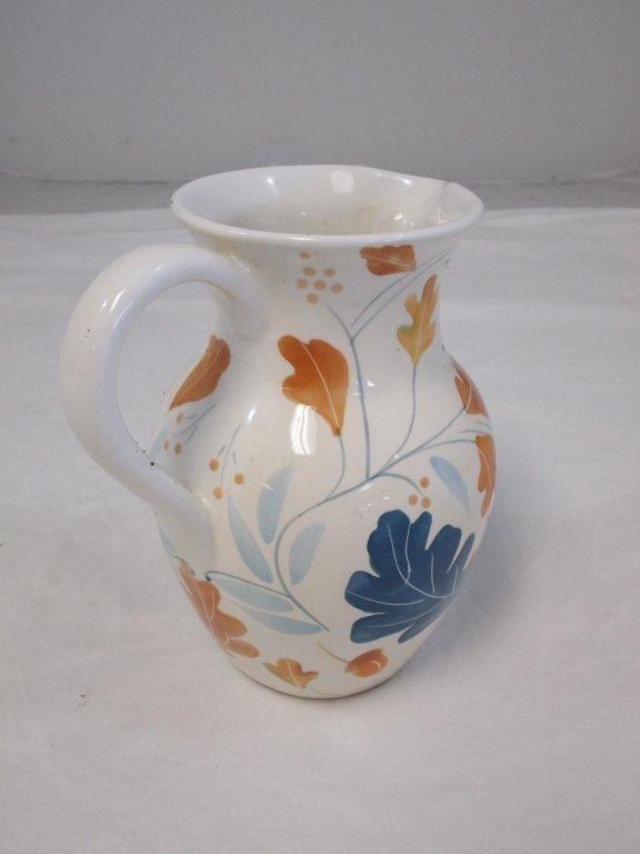 8 1/4"x4 3/4" Floral Pitcher