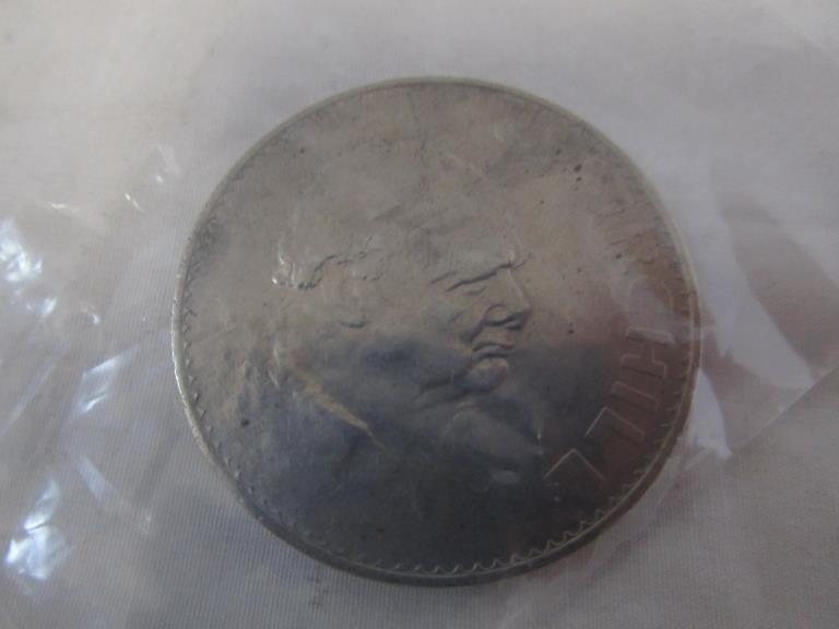 1965 Churchill 1 Crown Coin