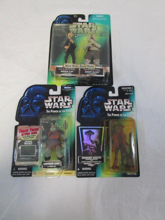 3 Late 90's Star Wars Action Figures