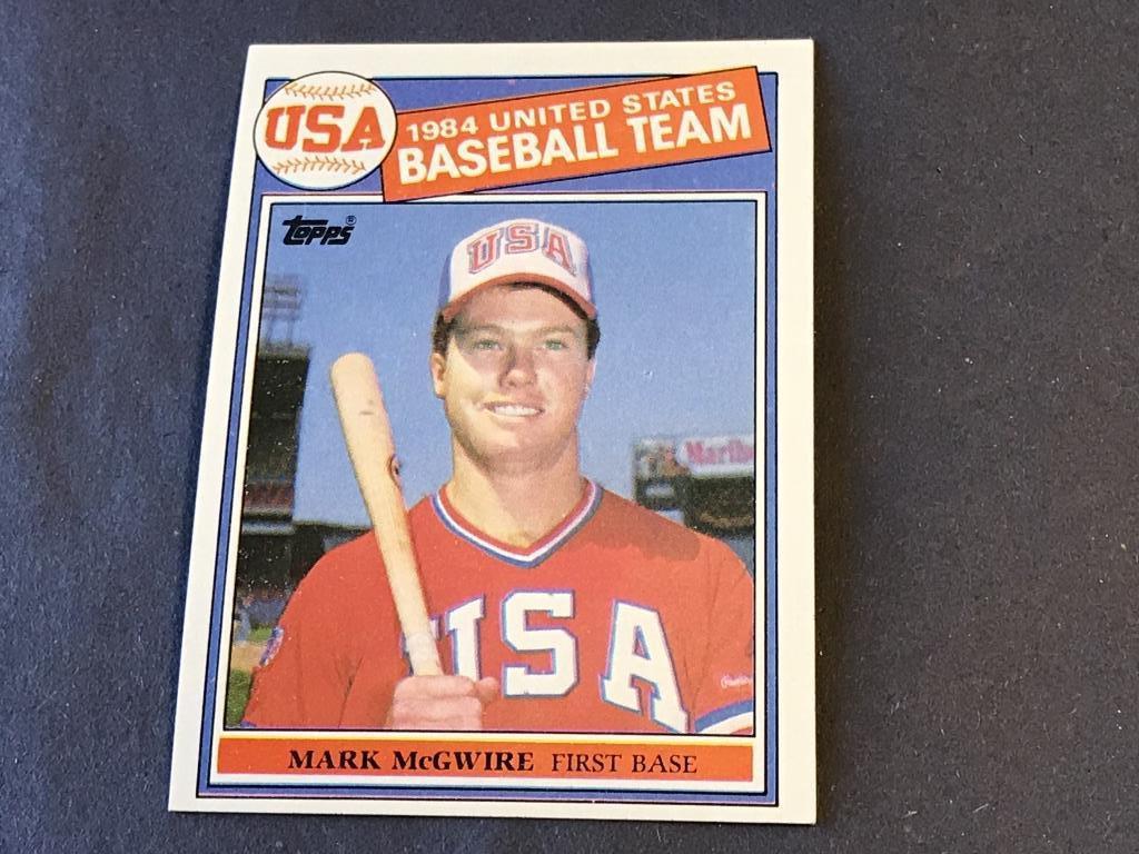 1985 Topps #401 Mark McGwire Rookie Card