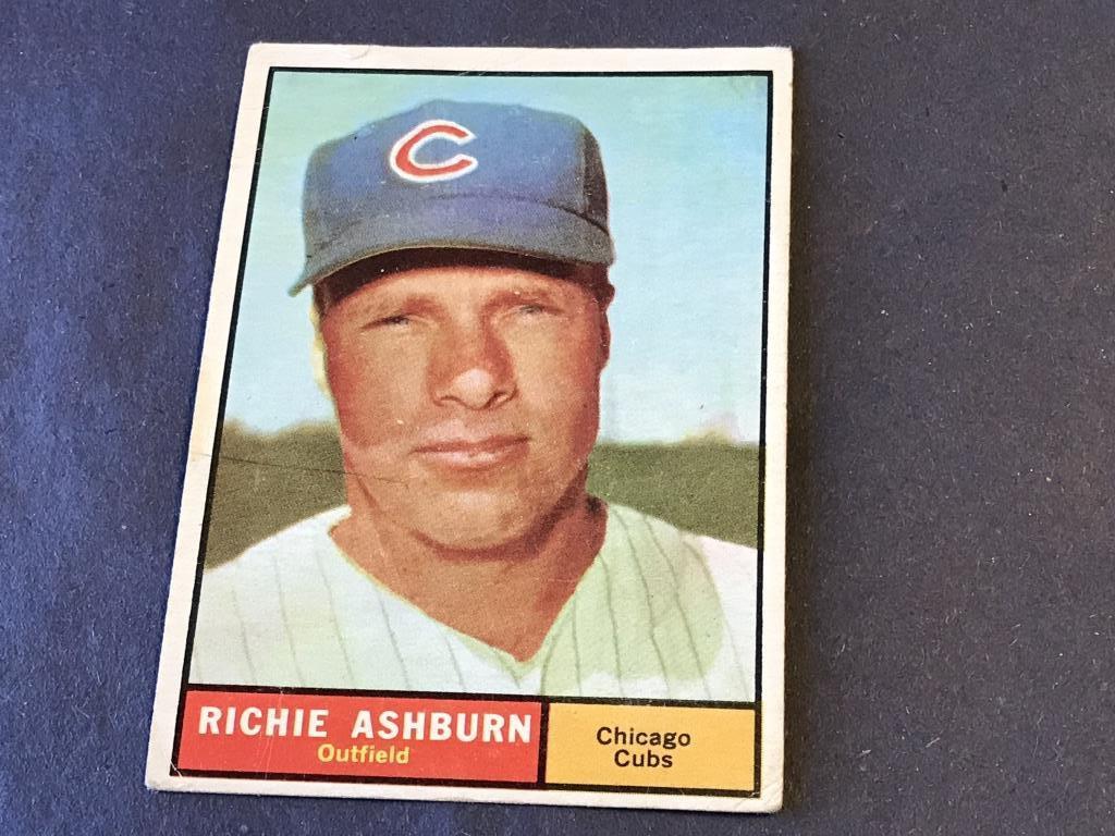 1961 Topps #88-Richie Ashburn Baseball Card