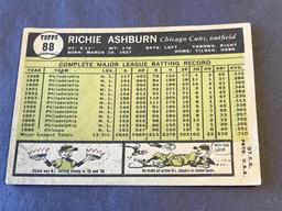 1961 Topps #88-Richie Ashburn Baseball Card