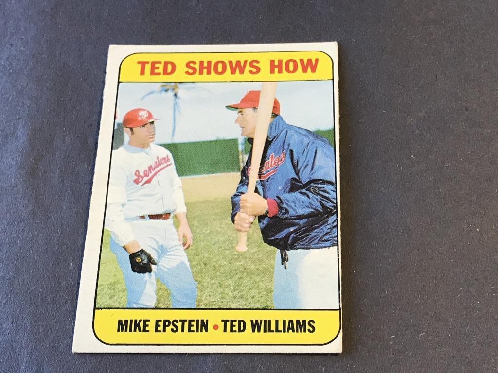 1969 Topps #539 Ted Williams,Epstein Baseball Card
