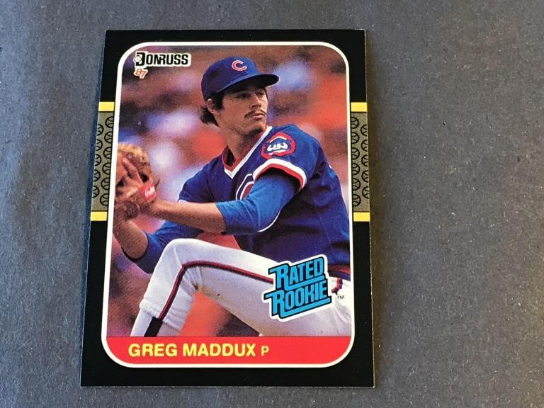 1987 Donruss #36 GREG MADDUX Rookie Card