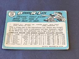 1965 Topps #236 - Dennis McLain Baseball Card