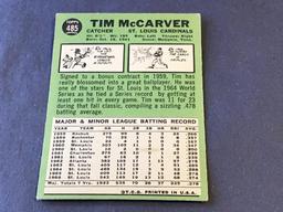 1967 Topps #485 TIM McCARVER Baseball Card