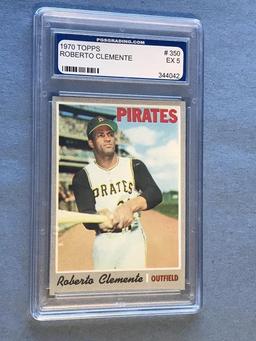 1970 Topps #350 ROBERTO CLEMENTE Graded EX 5