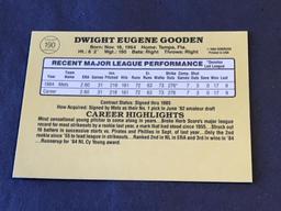 1985 Donruss #190 Dwight Gooden Rookie Card