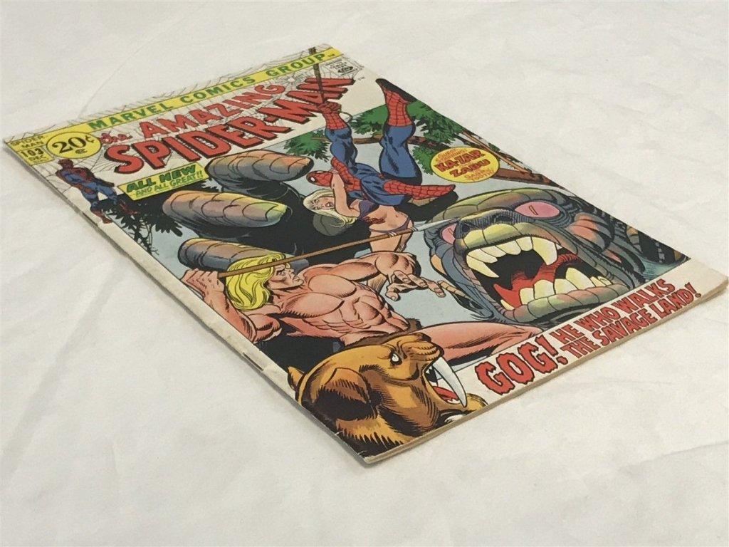 AMAZING SPIDER-MAN #103 Marvel Comics 1971 KAZAR